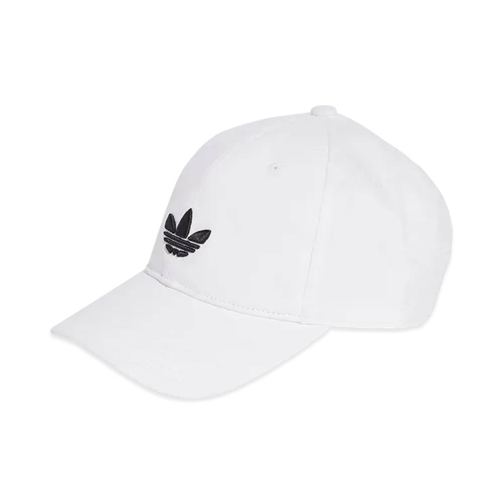 adidas Adicolor Classic Trefoil Baseball Cap "White"