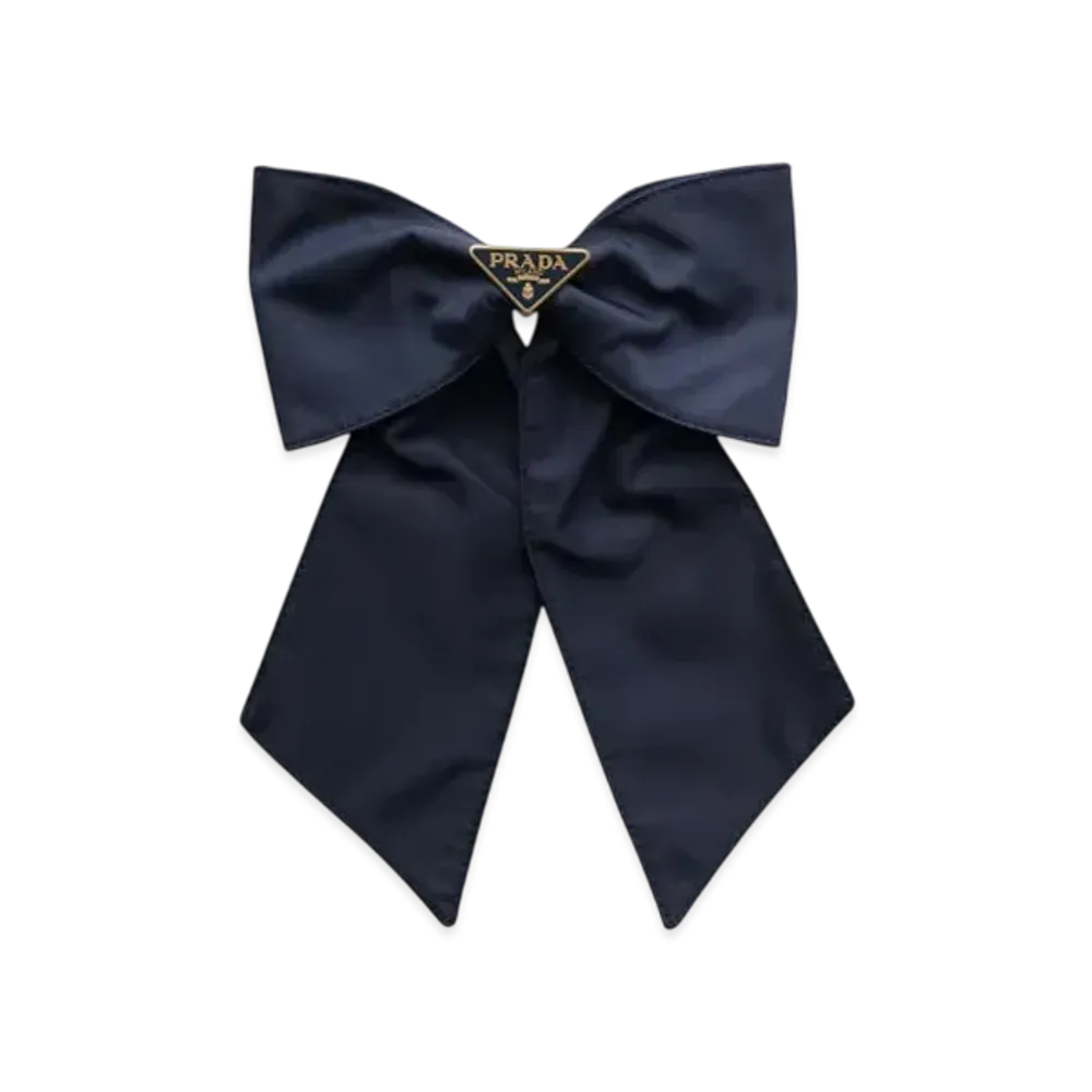 PRADA Re-Nylon Hair Clip "Navy"