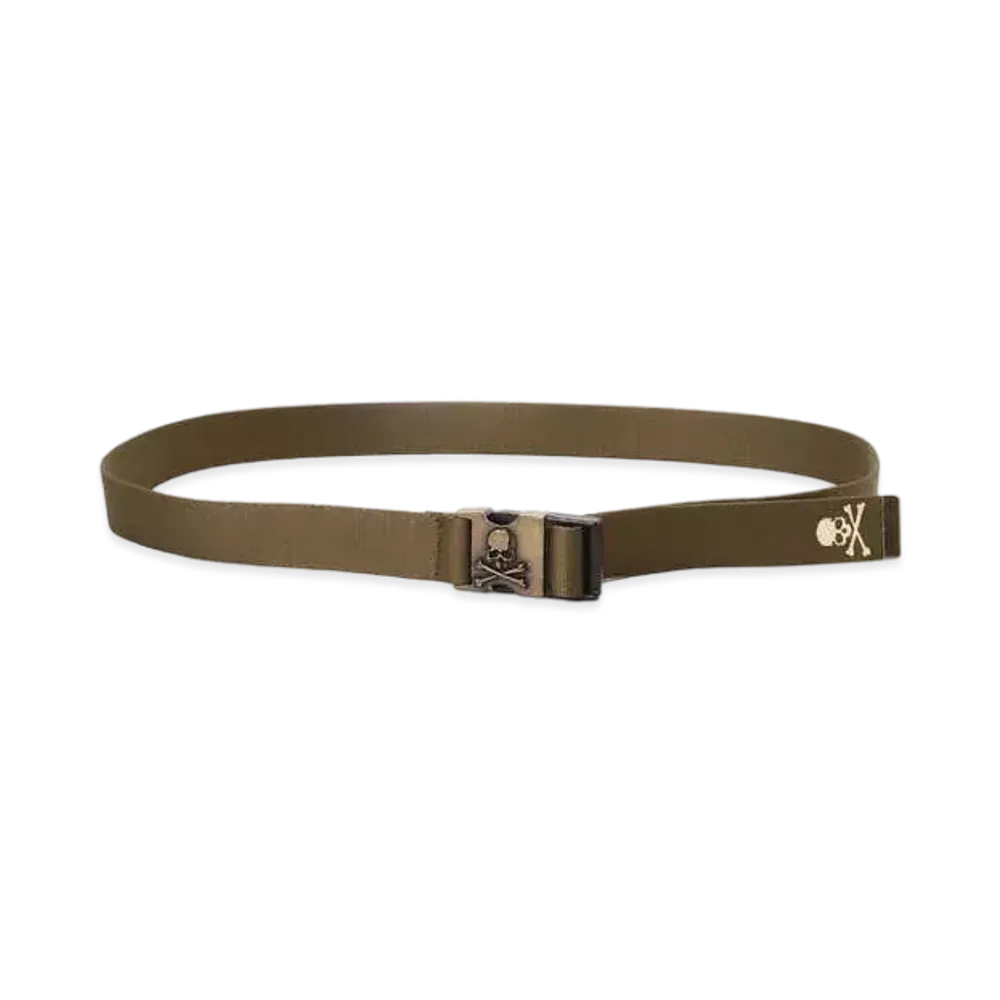 mastermind JAPAN Print Tape Belt "Olive"