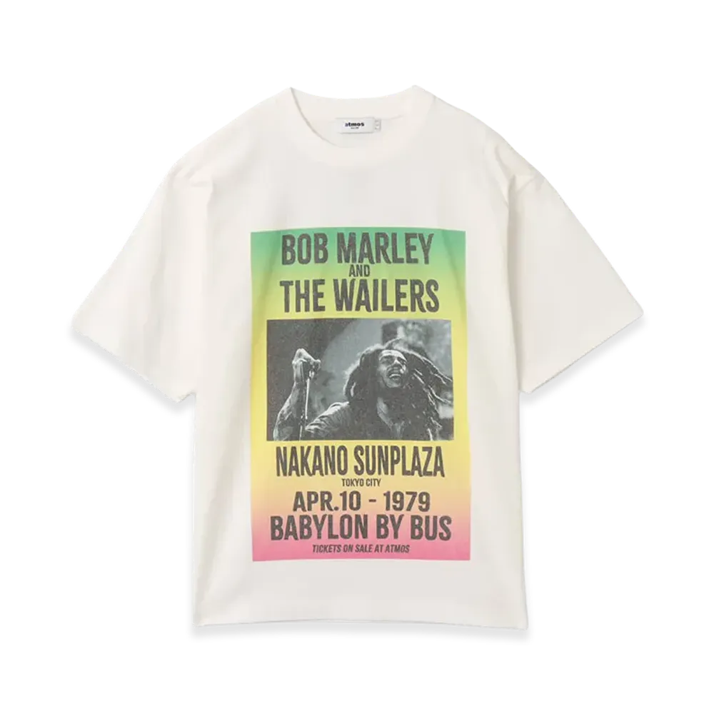 atmos x Bob Marley Babylon by Bus T-Shirt "White"