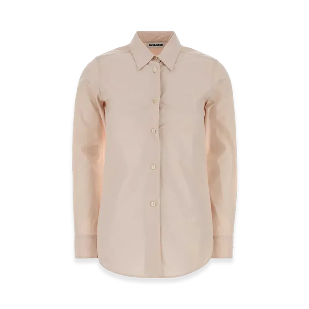 Jil Sander Women's Poplin Shirt "Light Pink"