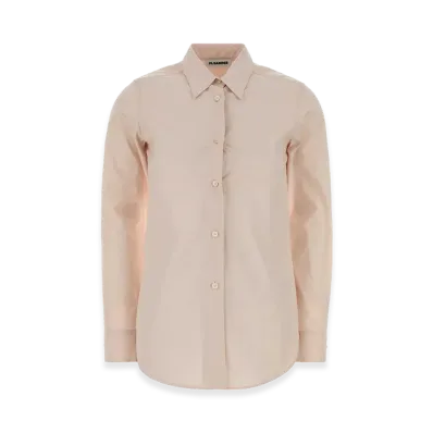 Jil Sander Women's Poplin Shirt "Light Pink"