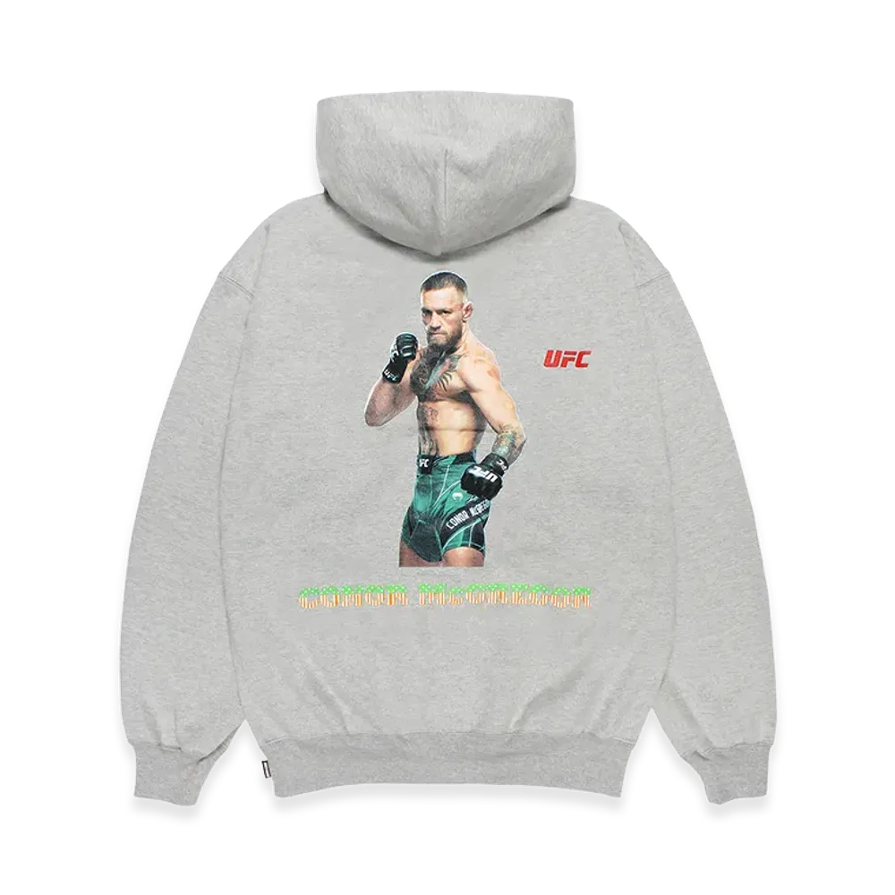 WACKO MARIA x UFC Heavy Weight Zip Hooded Sweat Shirt "Gray"
