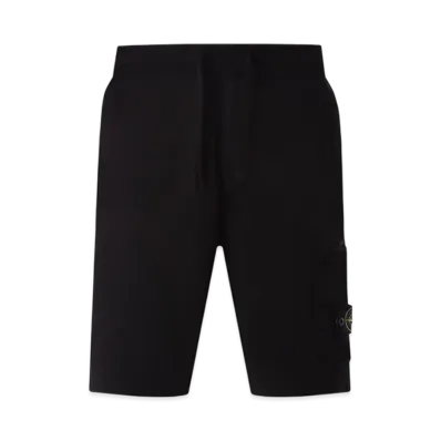 Stone Island 64651 Fleece Bermuda Shorts - 23SS "Black"
