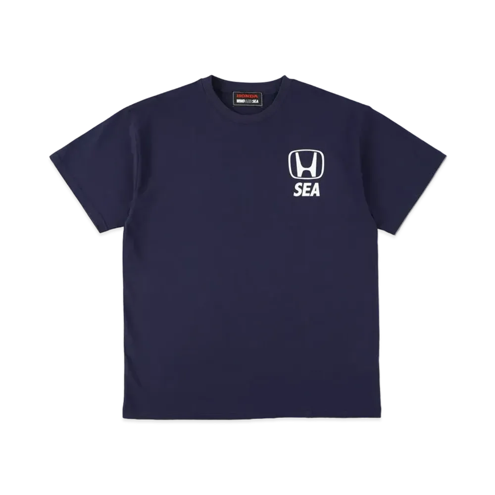 WIND AND SEA x HONDA -SEA- T-SHIRT "Navy"