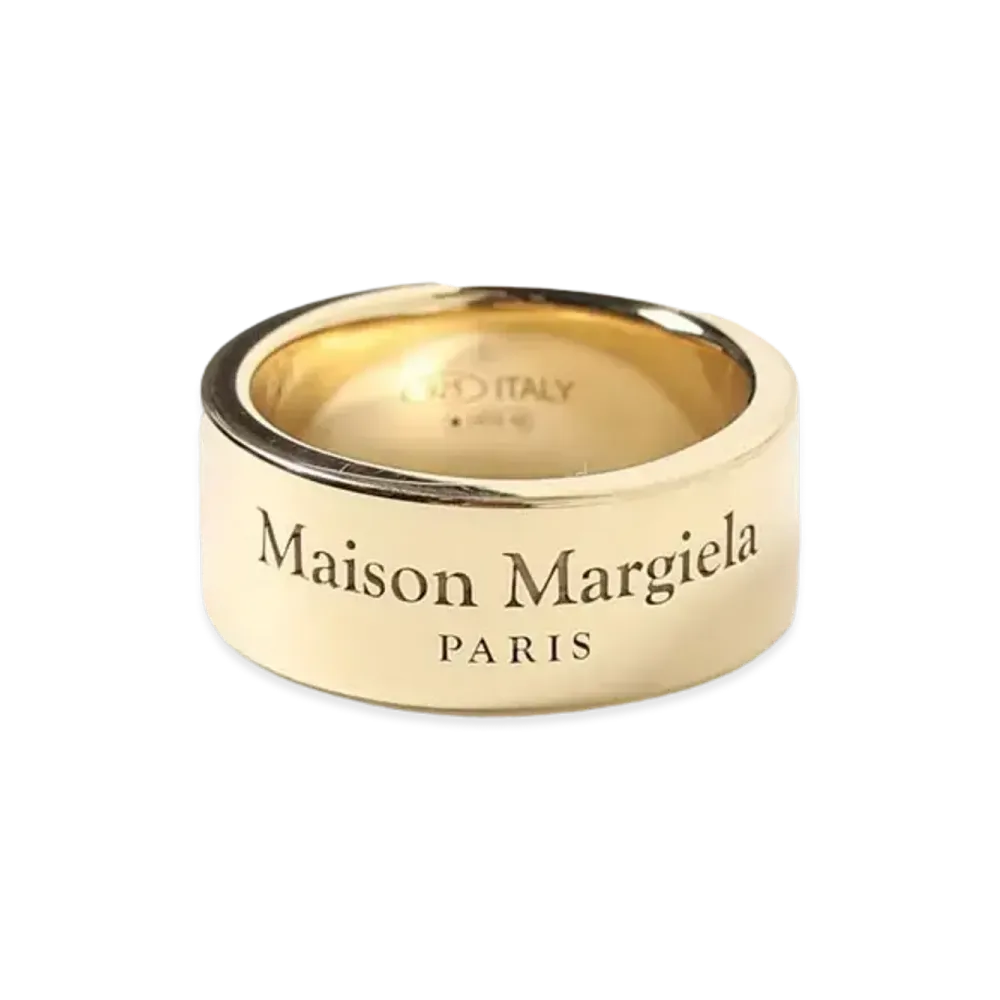 Maison Margiela Logo Ring "Shiny Yellow"