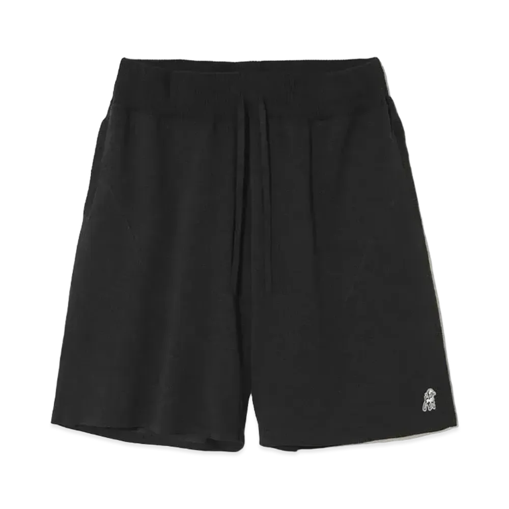 UNDERCOVER The Shepherd Japanese Paper Blend Polyester Knit Shorts "Black"