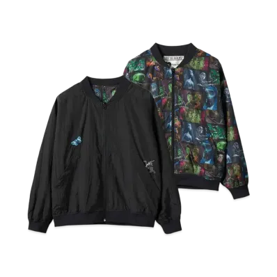 graniph x Tim Burton's Corpse Bride The World Of The Living And The Dead Reversible Blouson "Multi"