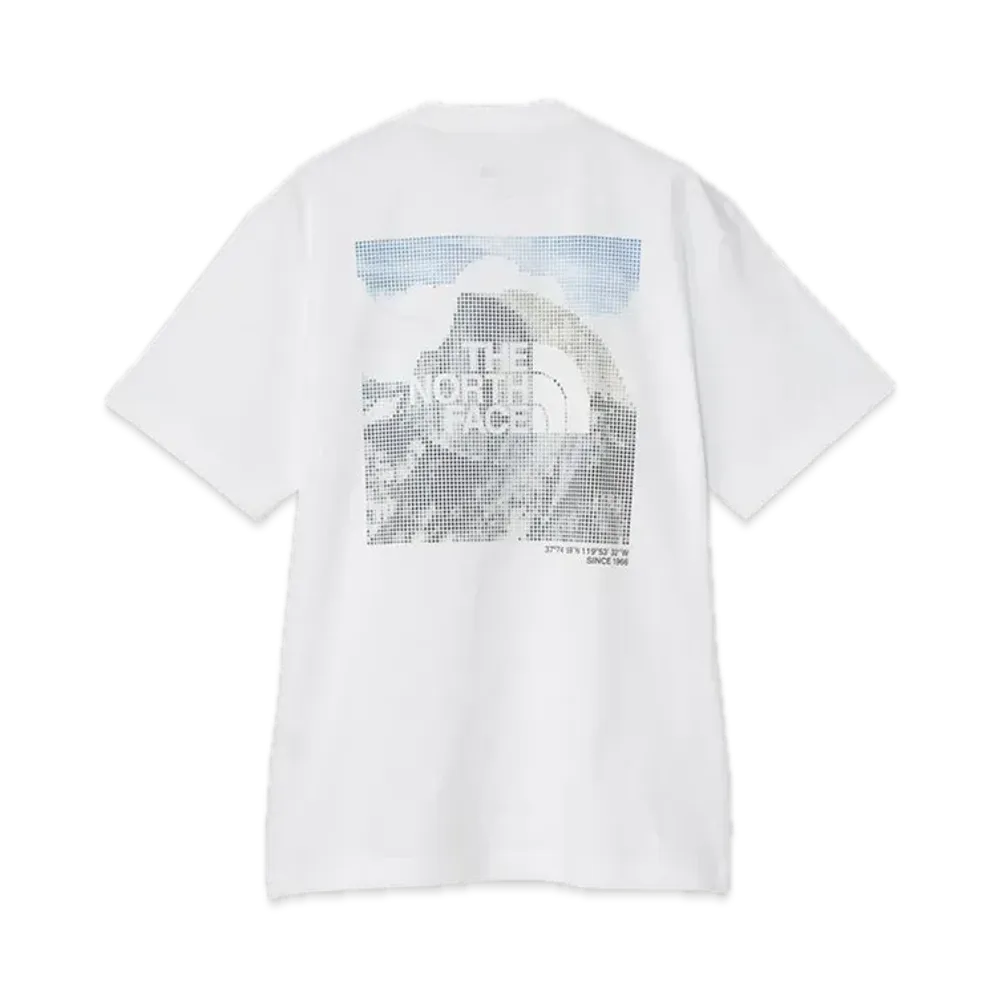The North Face Short Sleeve Half Dome Digital Square Logo Tee "White"