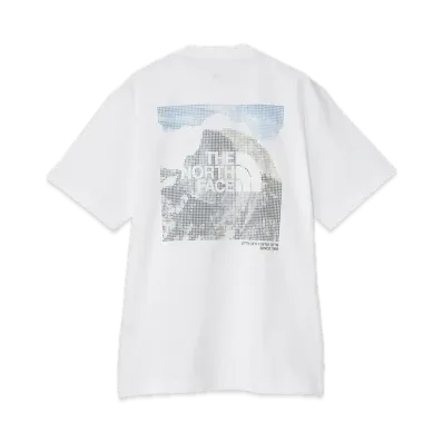 The North Face Short Sleeve Half Dome Digital Square Logo Tee "White"