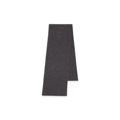 Maison Margiela Felted Wool Scarf "Dark Gray"