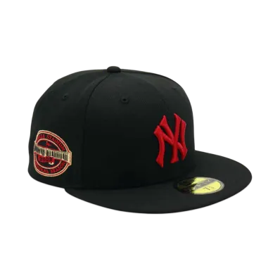 NEW ERA x THE CAP 59Fifty 'RED GAF' New York Yankees "Black/Scarlet"