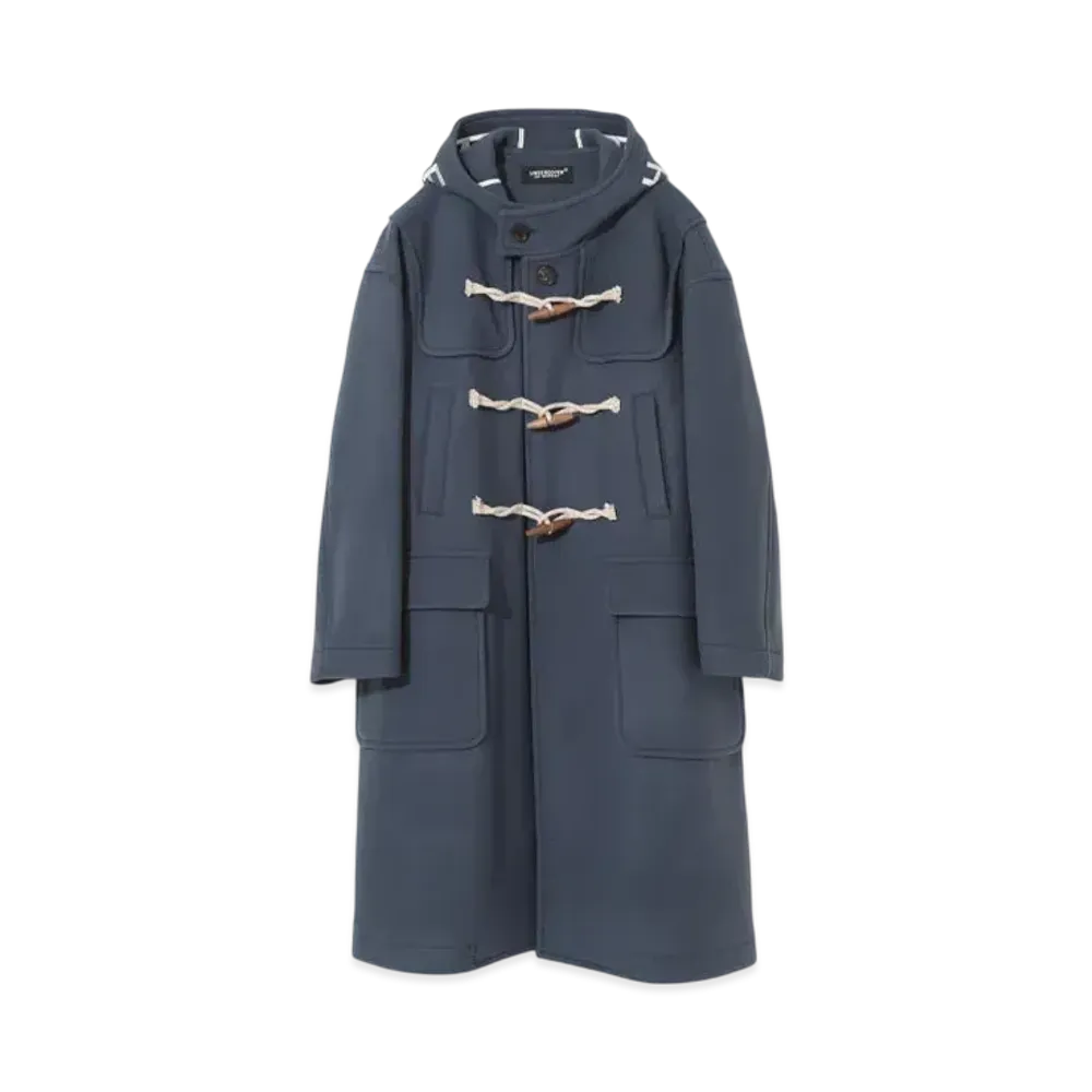 UNDERCOVER Wool Duffle Coat "Gray Blue"