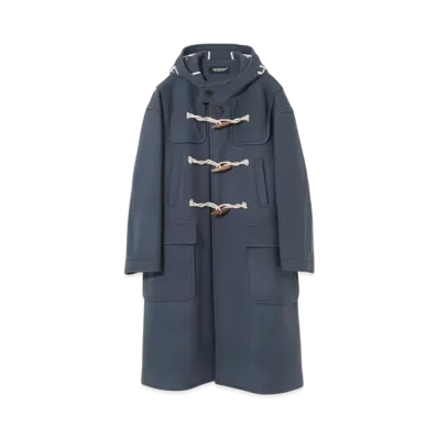 UNDERCOVER Wool Duffle Coat "Gray Blue"