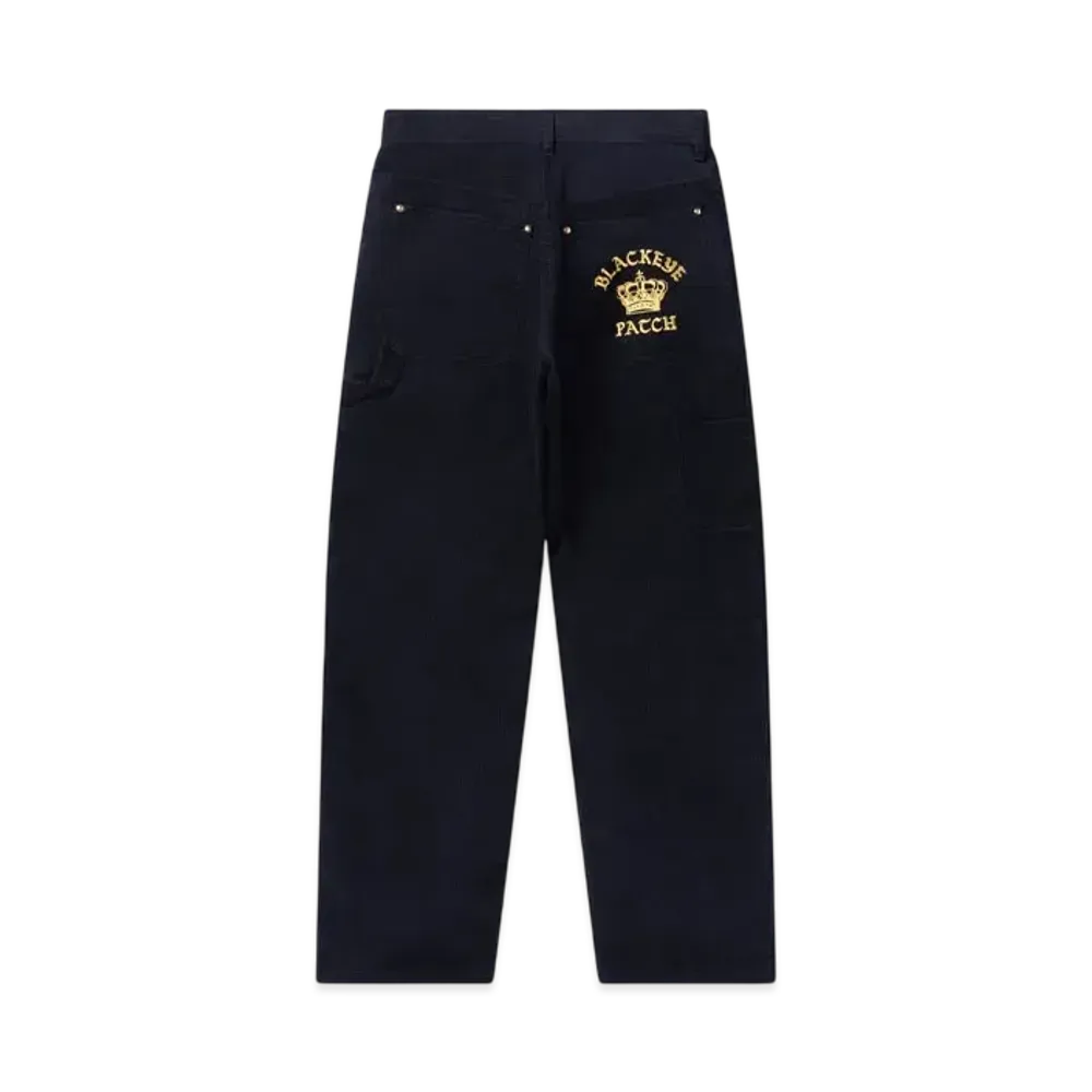 BlackEyePatch Crown LOGo Corduroy Painter Pants "Navy"