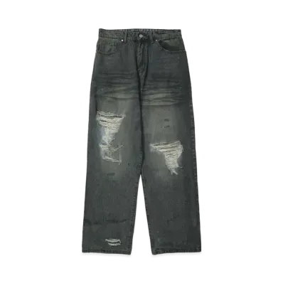Basketcase LAX BAGGY DENIM, junkyard wash "MULTI"