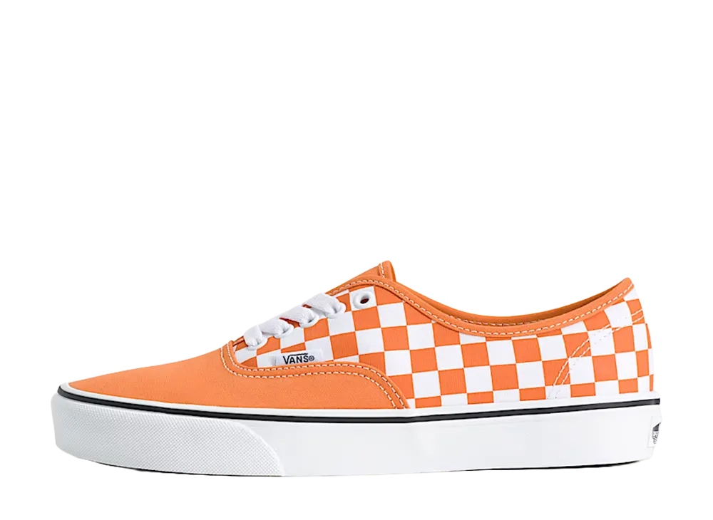 Vans Authentic Checkerboard "Orange/True White"