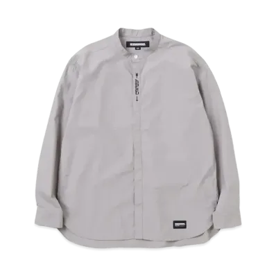 NEIGHBORHOOD Bandcollar Shirt LS "Gray"