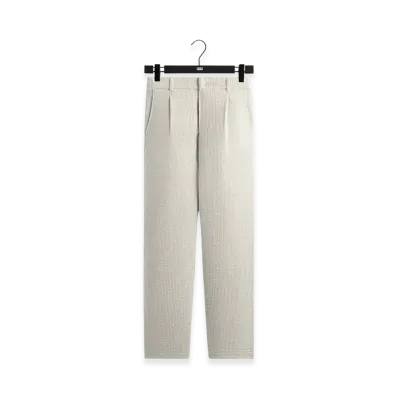 Kith Striped Interlock Garrison Pant "Light Heather Grey"
