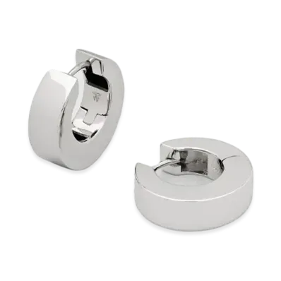 TOMWOOD Arch Hoops Small "Polished Silver"