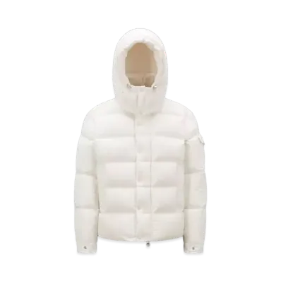 MONCLER Vezere Short Down Jacket "Off White"