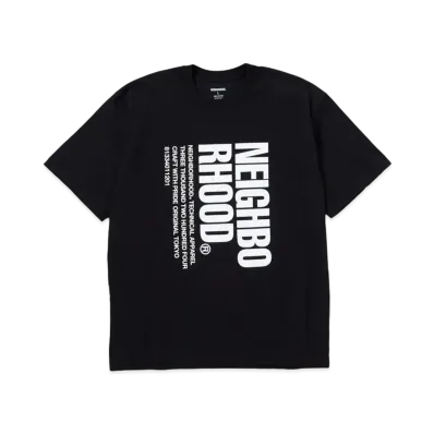 NEIGHBORHOOD NH . Tee SS-3 "Black"