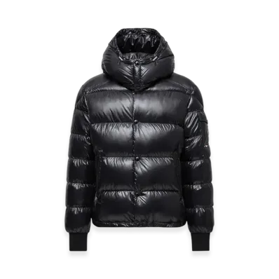 MONCLER Maljasset Hooded Short Down Jacket "Black"