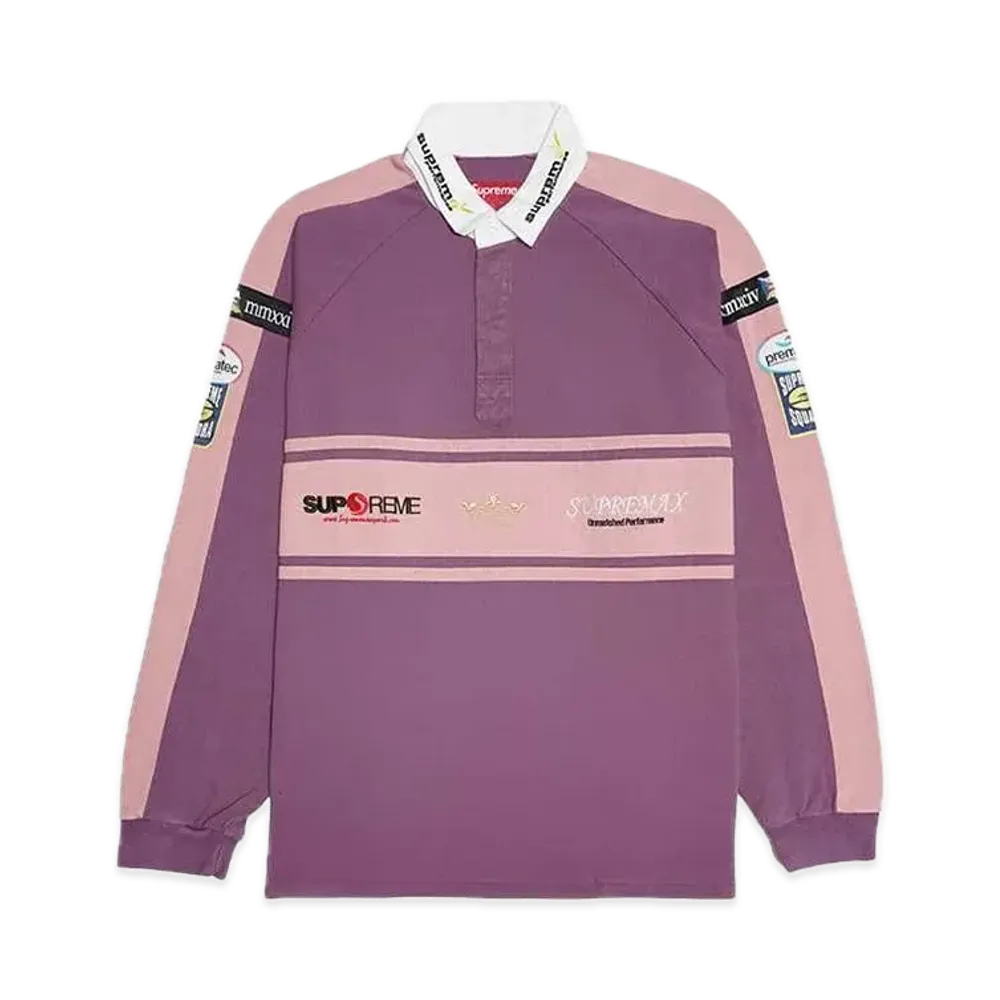 Supreme Chest Stripe Rugby "Purple"
