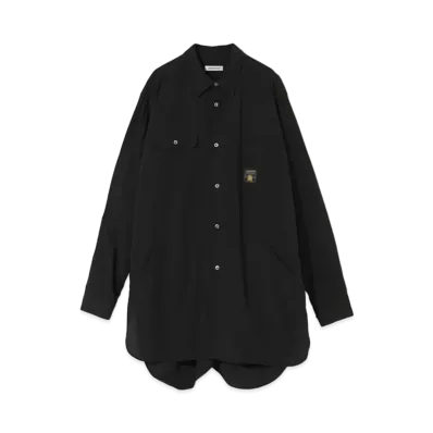 UNDERCOVER Cotton Work Mix Long Shirt "Black"