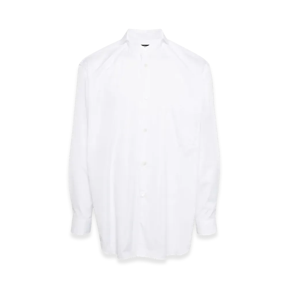 BLACK COMME des GARCONS Cotton Poplin Shirt "Red"