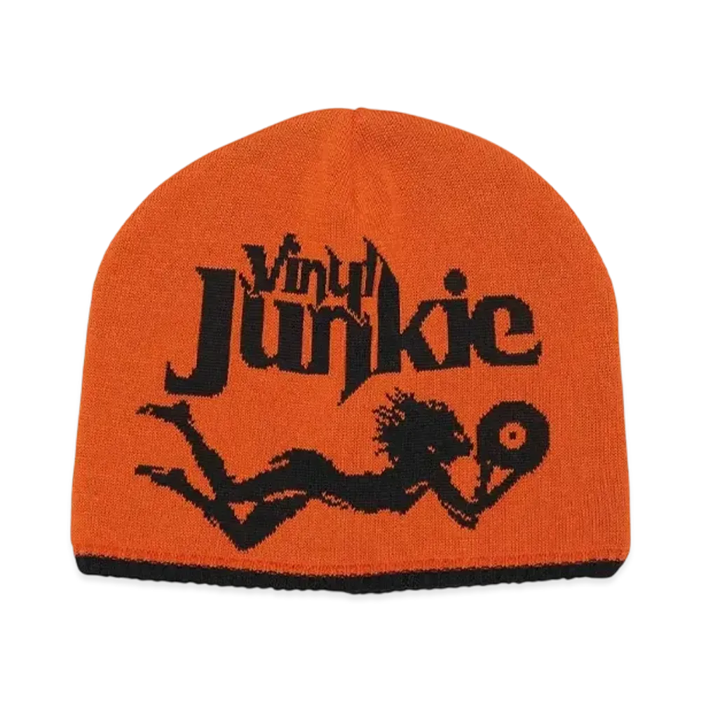 HYSTERIC GLAMOUR Vinyl Junkie Knit Cap "Orange"