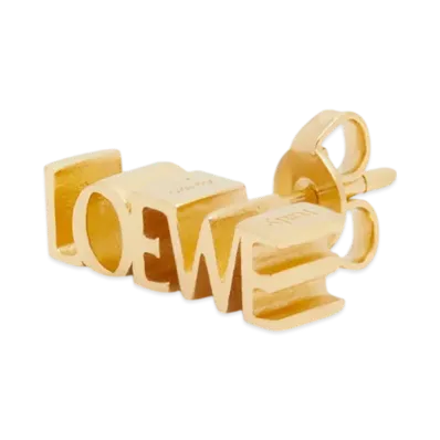 LOEWE Graphic Single Earring "Gold"