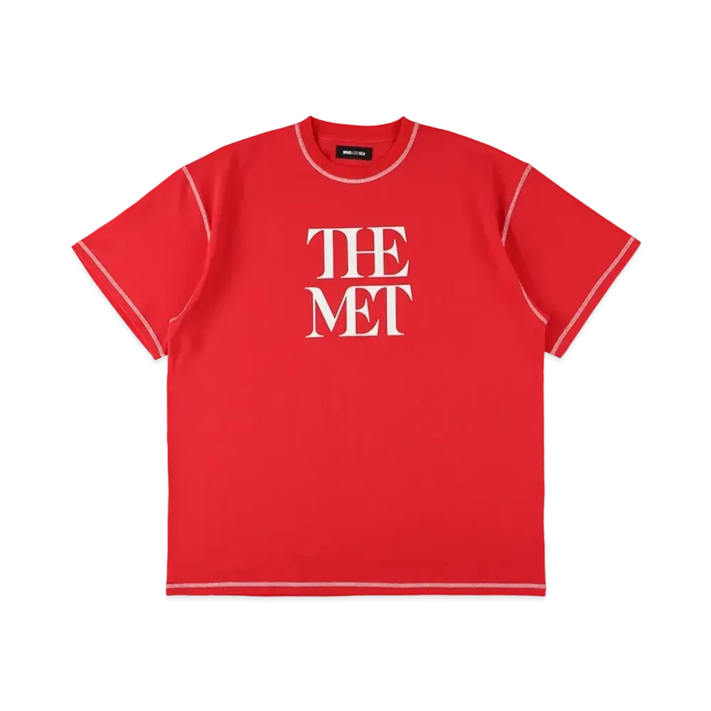 WIND AND SEA x The Met Logo Tee "Red"