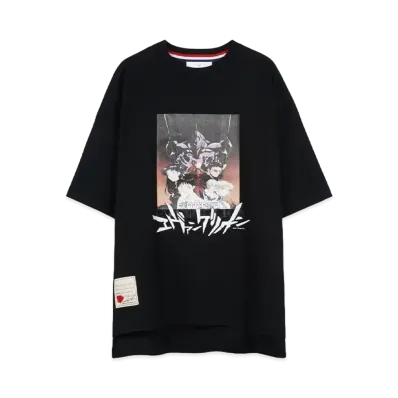 エヴァンゲリオン x SEVESKIG S/SL Tee Ver,Main visual:002 "BLACK"