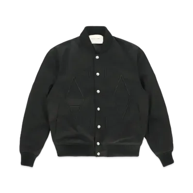1017 ALYX 9SM Nylon Logo Varsity Jacket "Black"