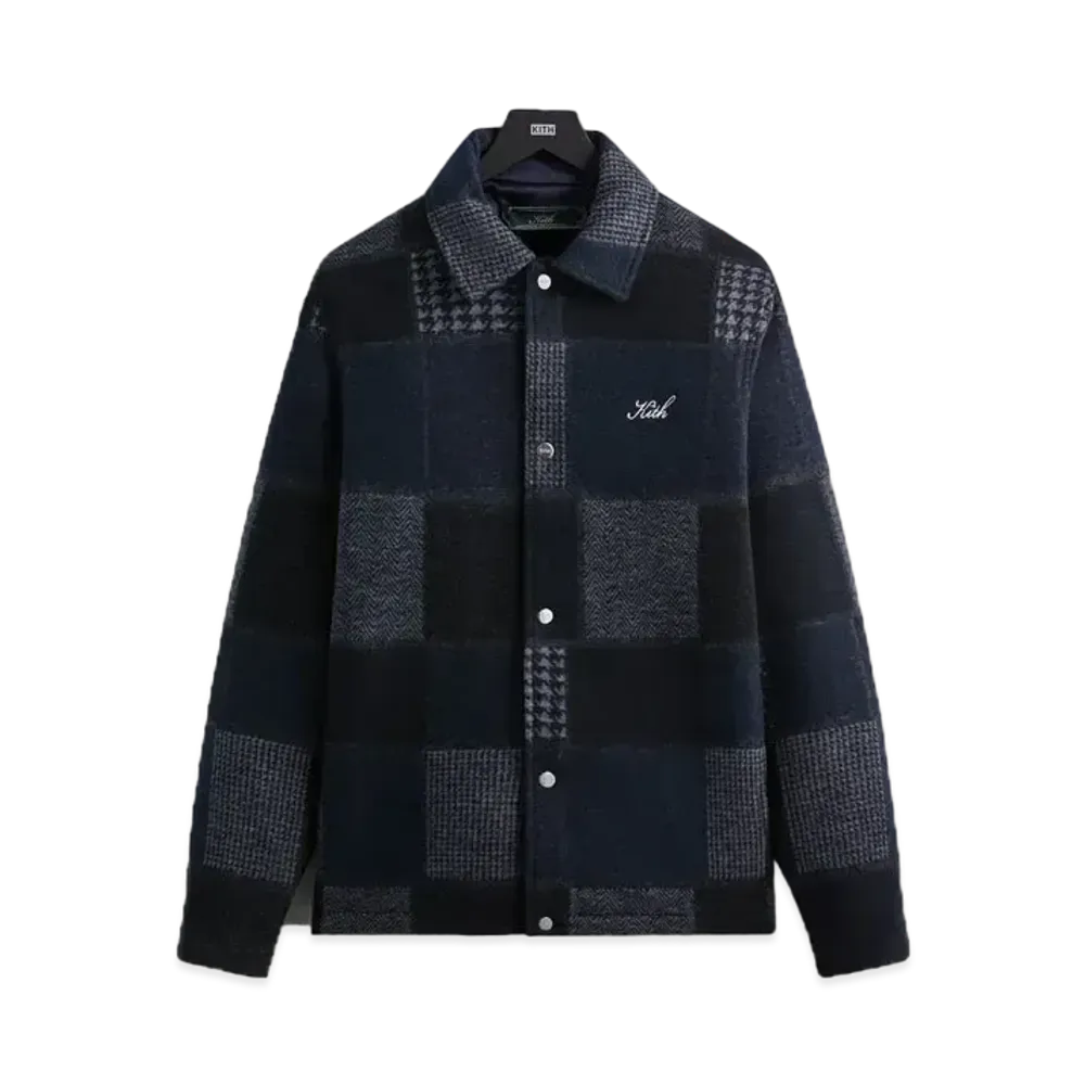 Kith Patchwork Wool Coaches Jacket "Nocturnal"