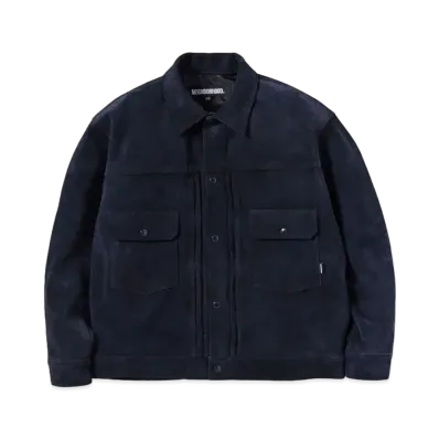 NEIGHBORHOOD Suede Type-2 JK . CL "Navy"