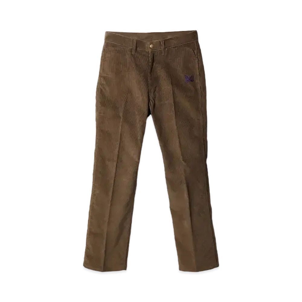 Needles Straight Jean C/PE 14W Corduroy "Light Brown"