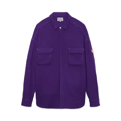Cav Empt (C.E) GRID FLANNEL BIG SHIRT "Purple"