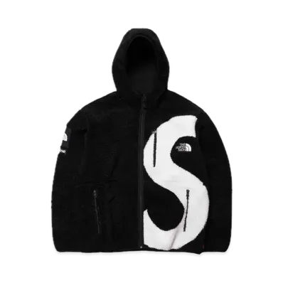 Supreme x The North Face S Logo Hooded Fleece Jacket "Black"