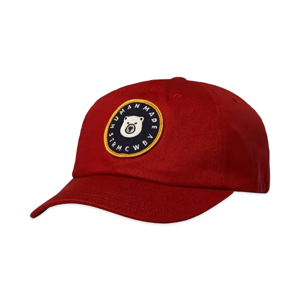 HUMAN MADE 6PANEL TWILL CAP #1 "Burgundy"