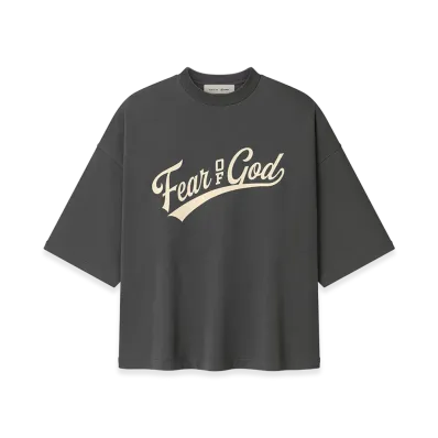 FEAR OF GOD ESSENTIALS Merch Tee Boxy Fit "Iron Grey"