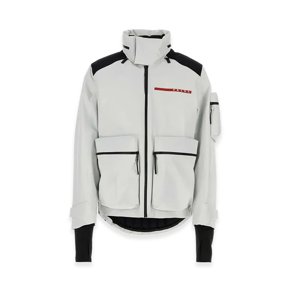 PRADA Ice Polyester Ski Jacket "White"