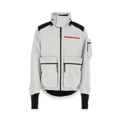 PRADA Ice Polyester Ski Jacket "White"