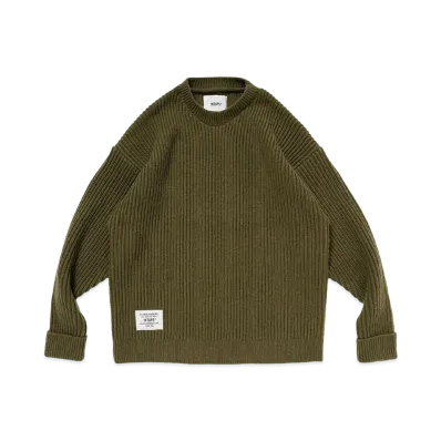 WTAPS Deck / Sweater / Poly "Olive Drab"