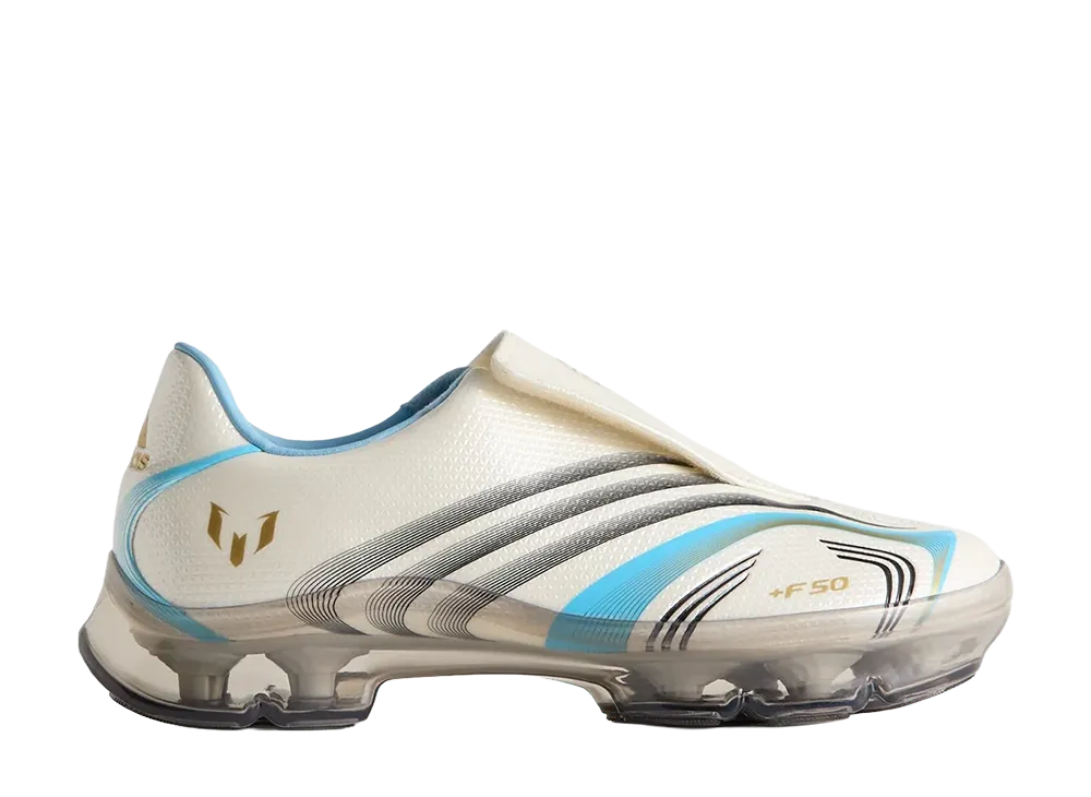 KITH × adidas F50 Inframe "Off White/Clear Blue"