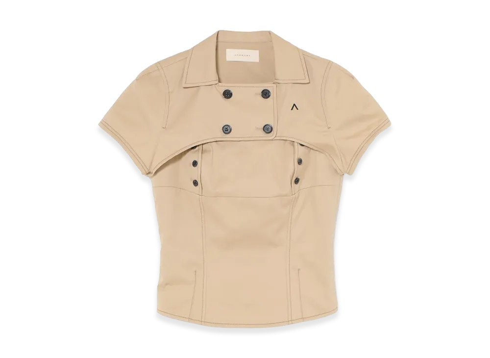 ANDMARY Women's Avery Button Tops "Beige"