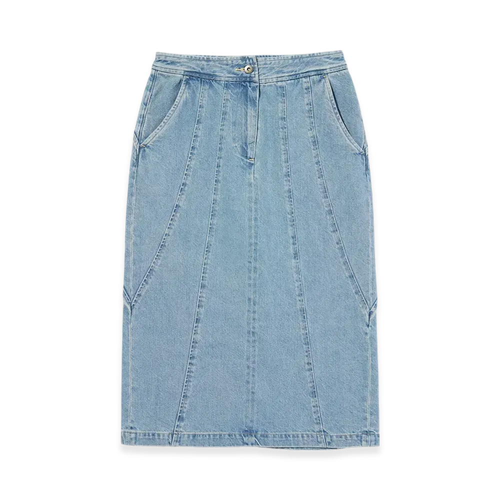 Levi's Bluetab Seamed Skirt "Light Blue"