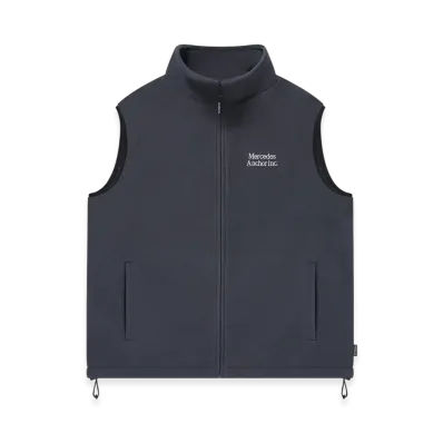 Mercedes Anchor inc. Fleece Vest "Charcoal"
