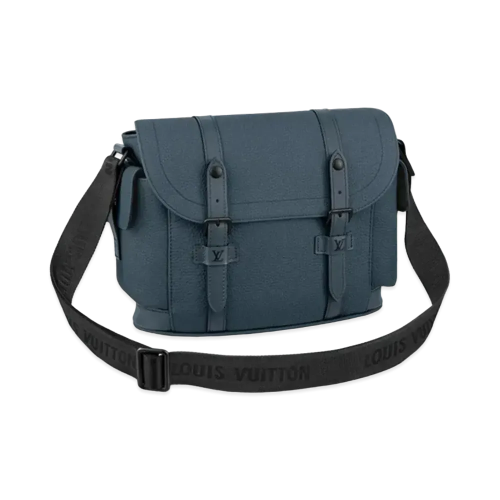Louis Vuitton Christopher Messenger Taurillon "Bleu Marine"